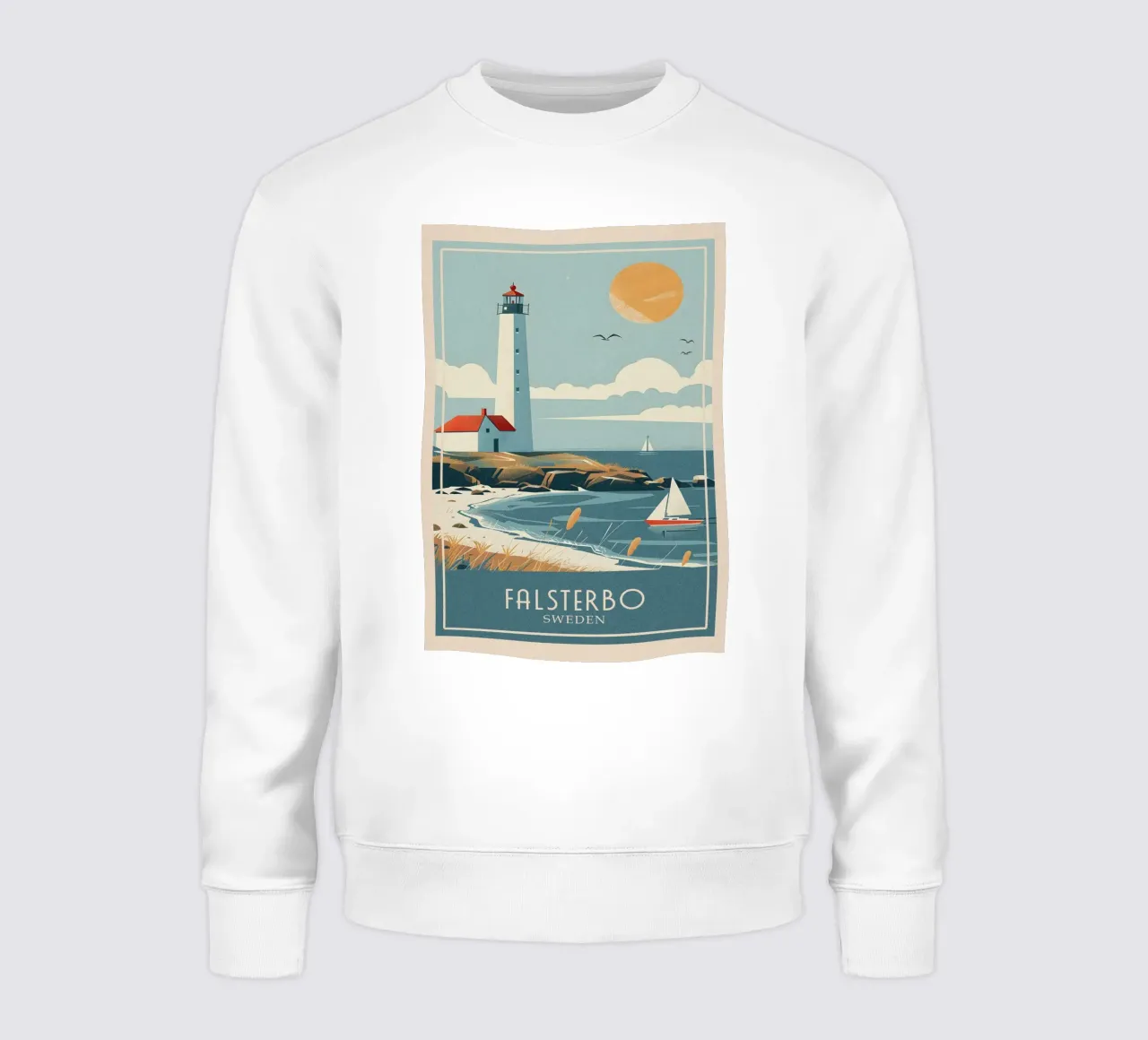 Falsterbo city sweatshirt by Travelstudio