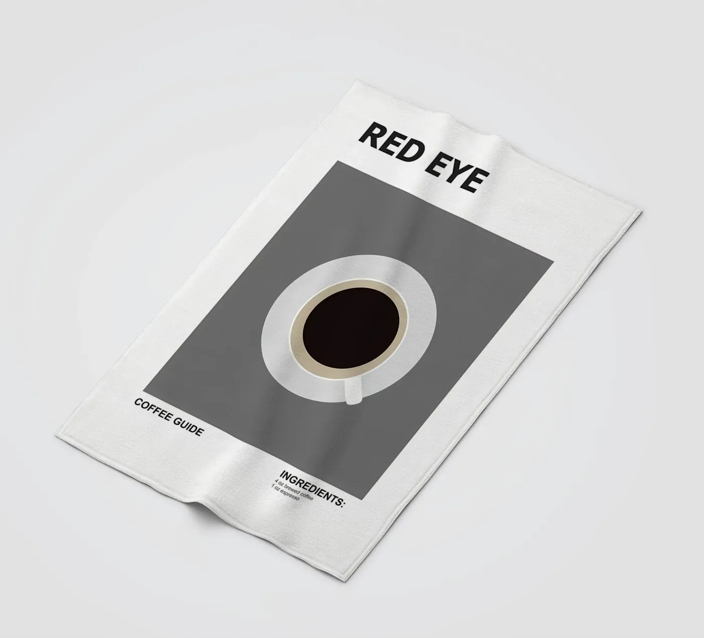 Caffè freddo coperta in pile da Eames