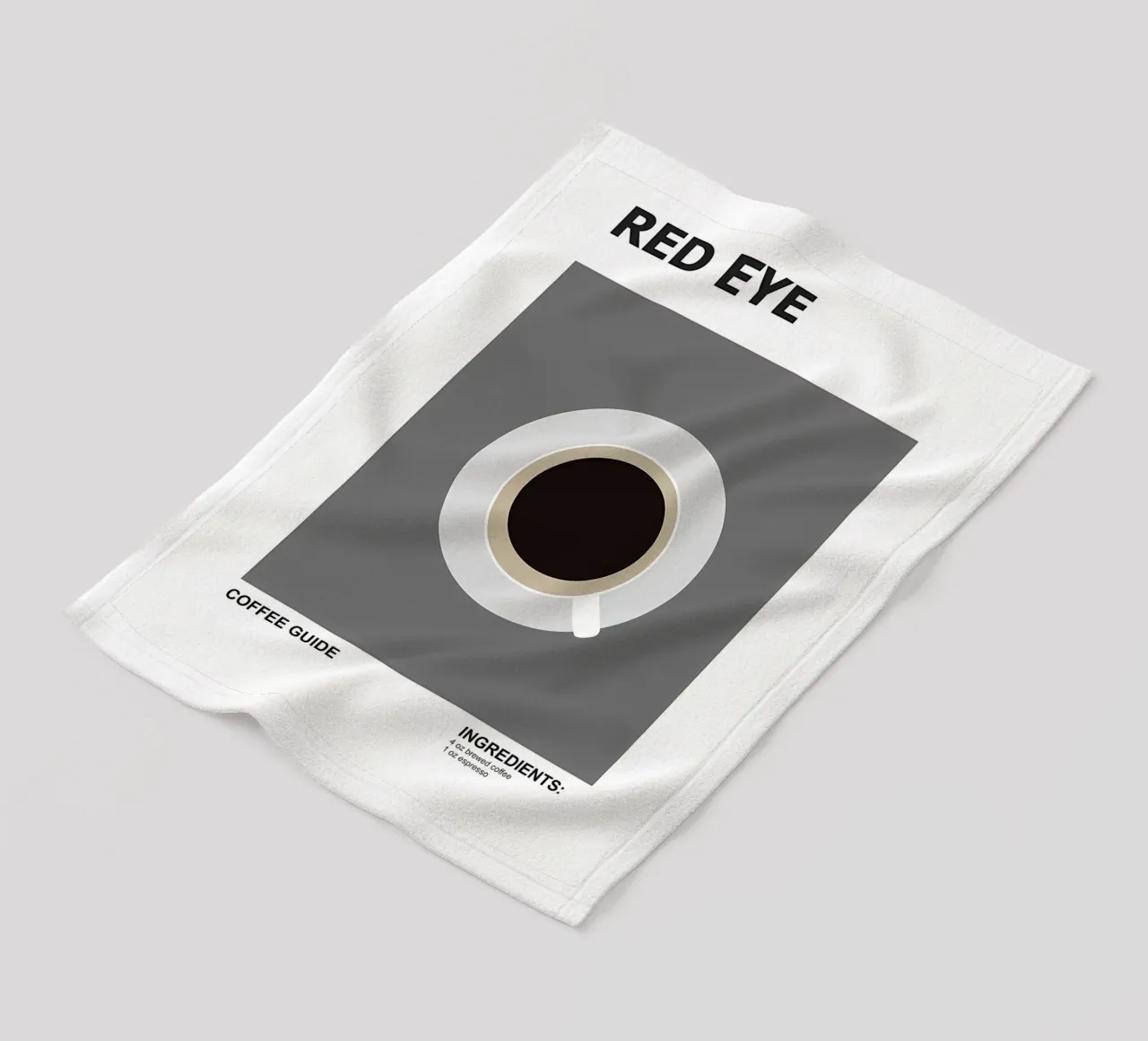 Caffè freddo coperta in pile da Eames