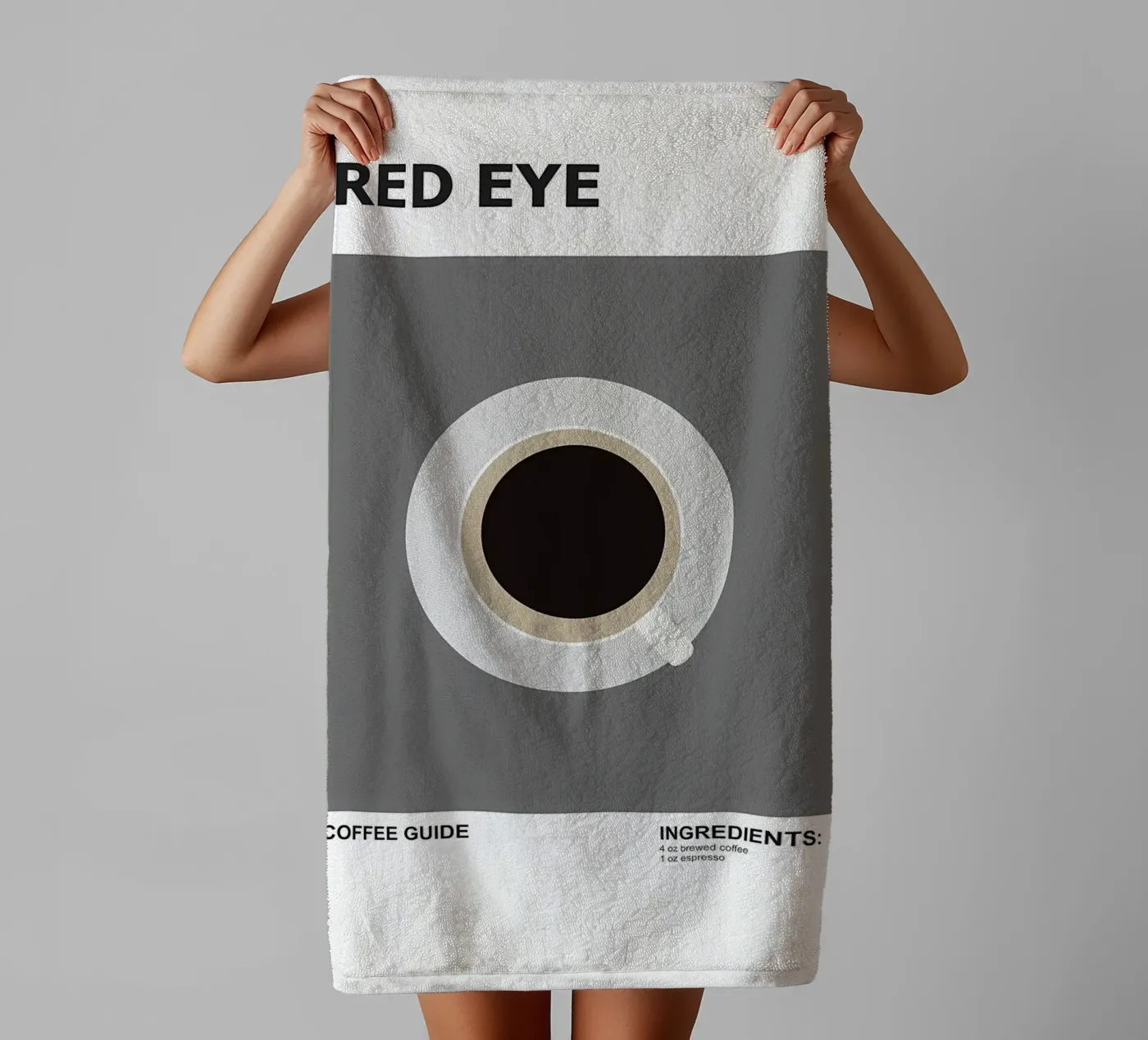 Caffè freddo asciugamano da bagno da Eames
