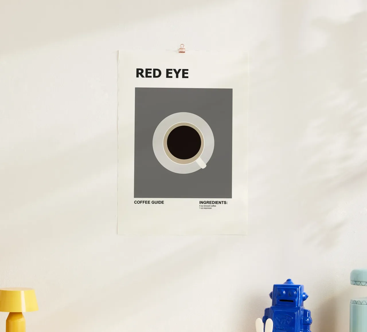 Caffè freddo poster da Eames