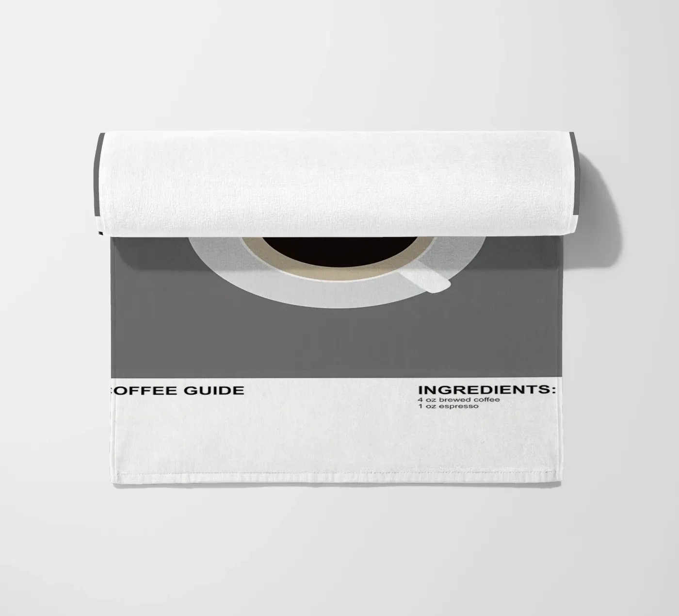 Ijskoffie strandhanddoek van Eames