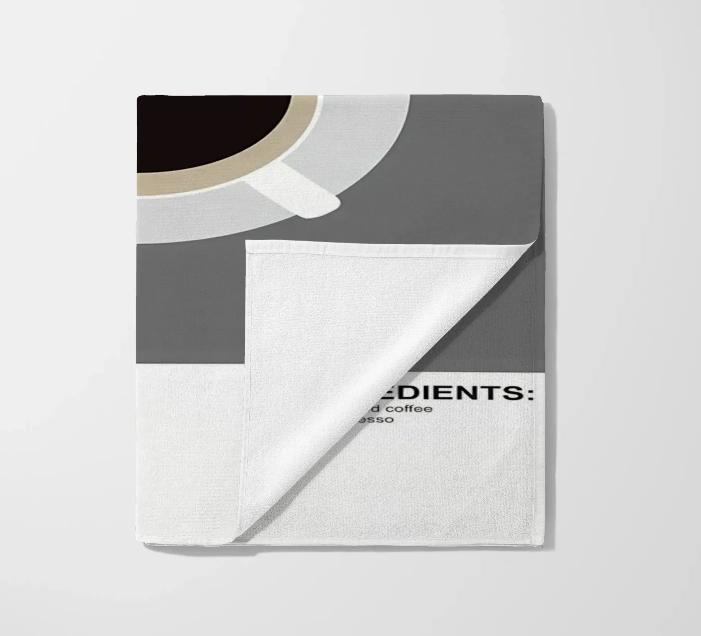 Ijskoffie strandhanddoek van Eames