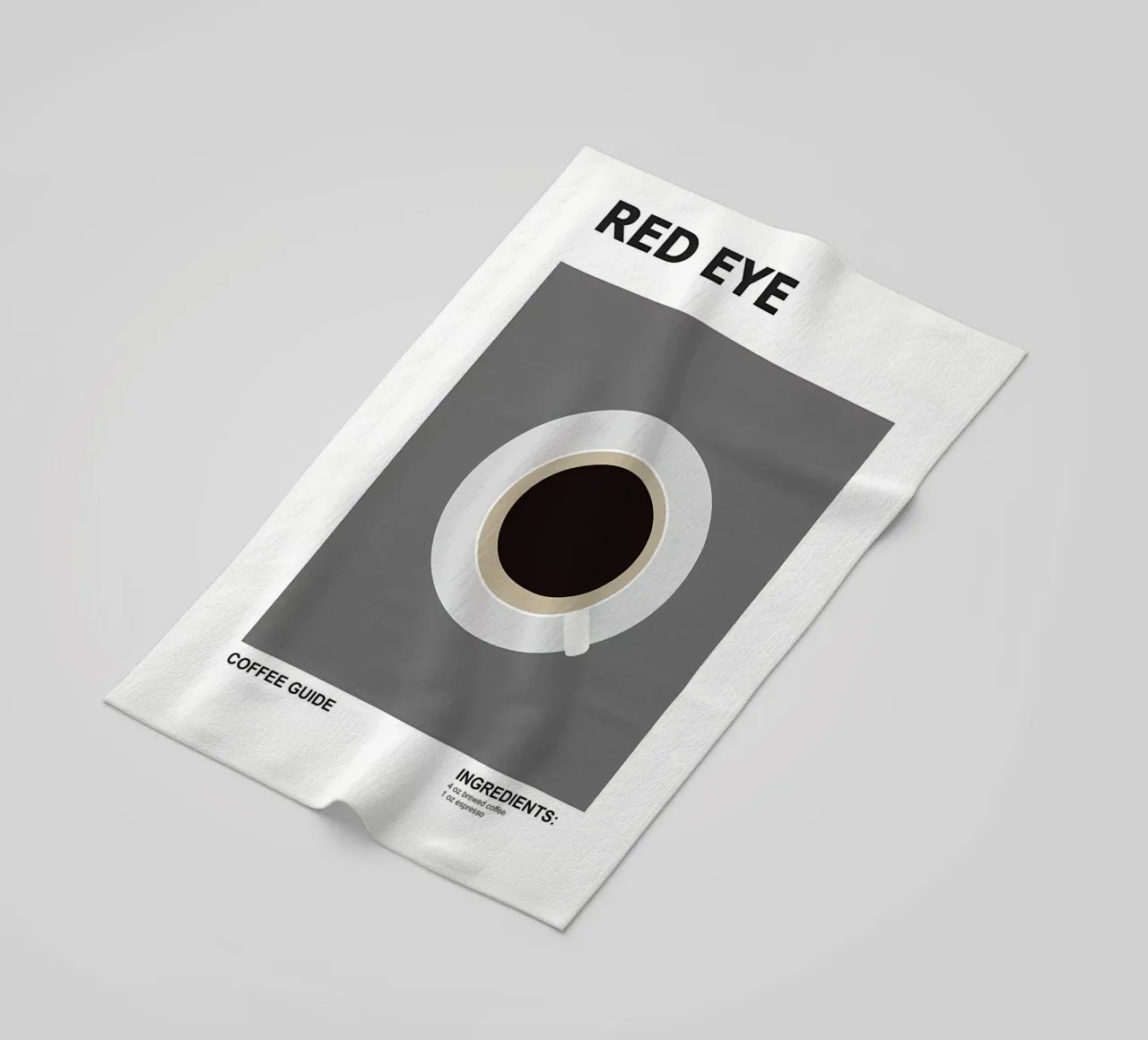 Caffè freddo telo mare da Eames