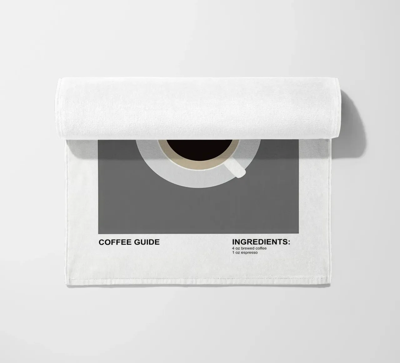 Caffè freddo telo mare da Eames