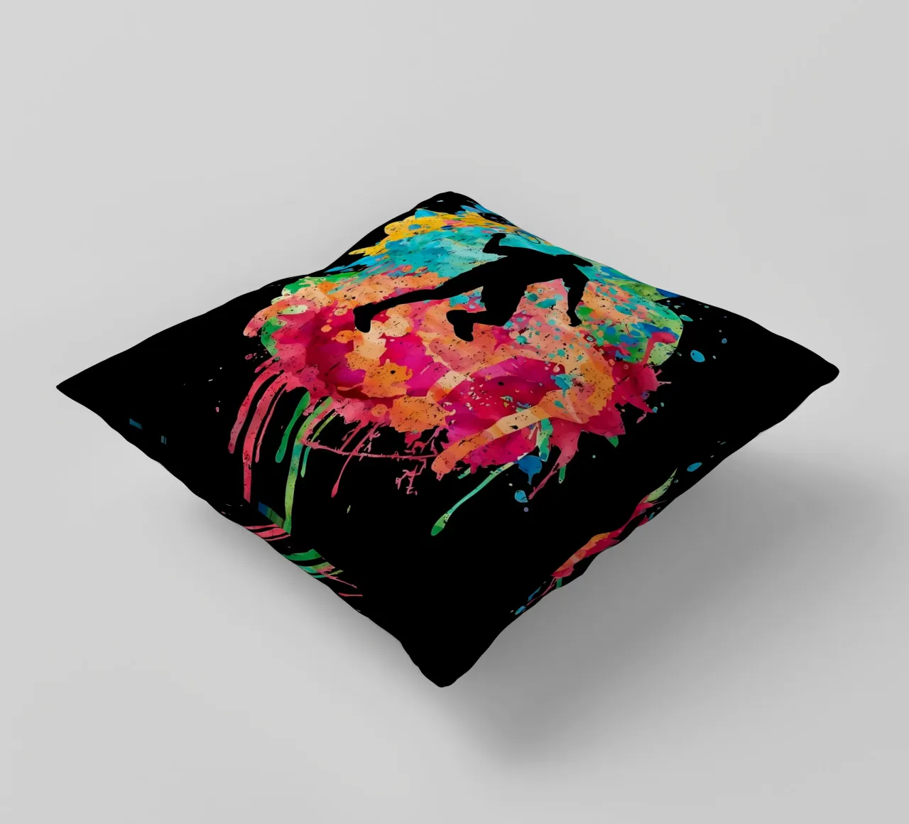Esplosione di colori di badminton cuscino da allison
