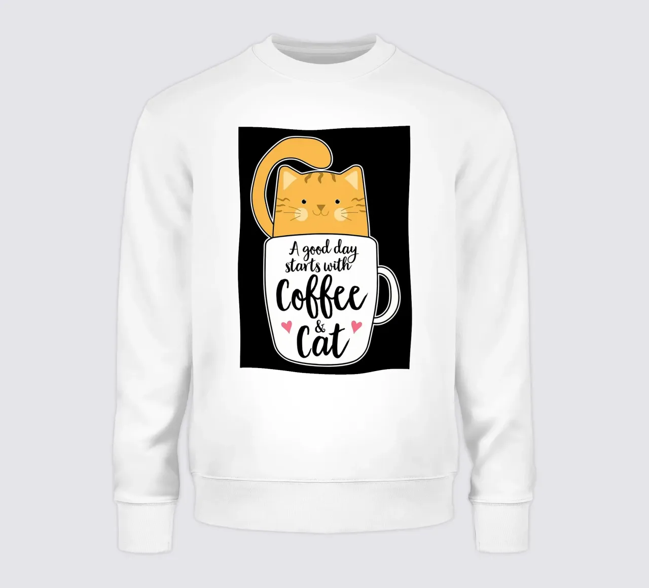 Divertente tazza da caffè per gatti felpa da Delaplane