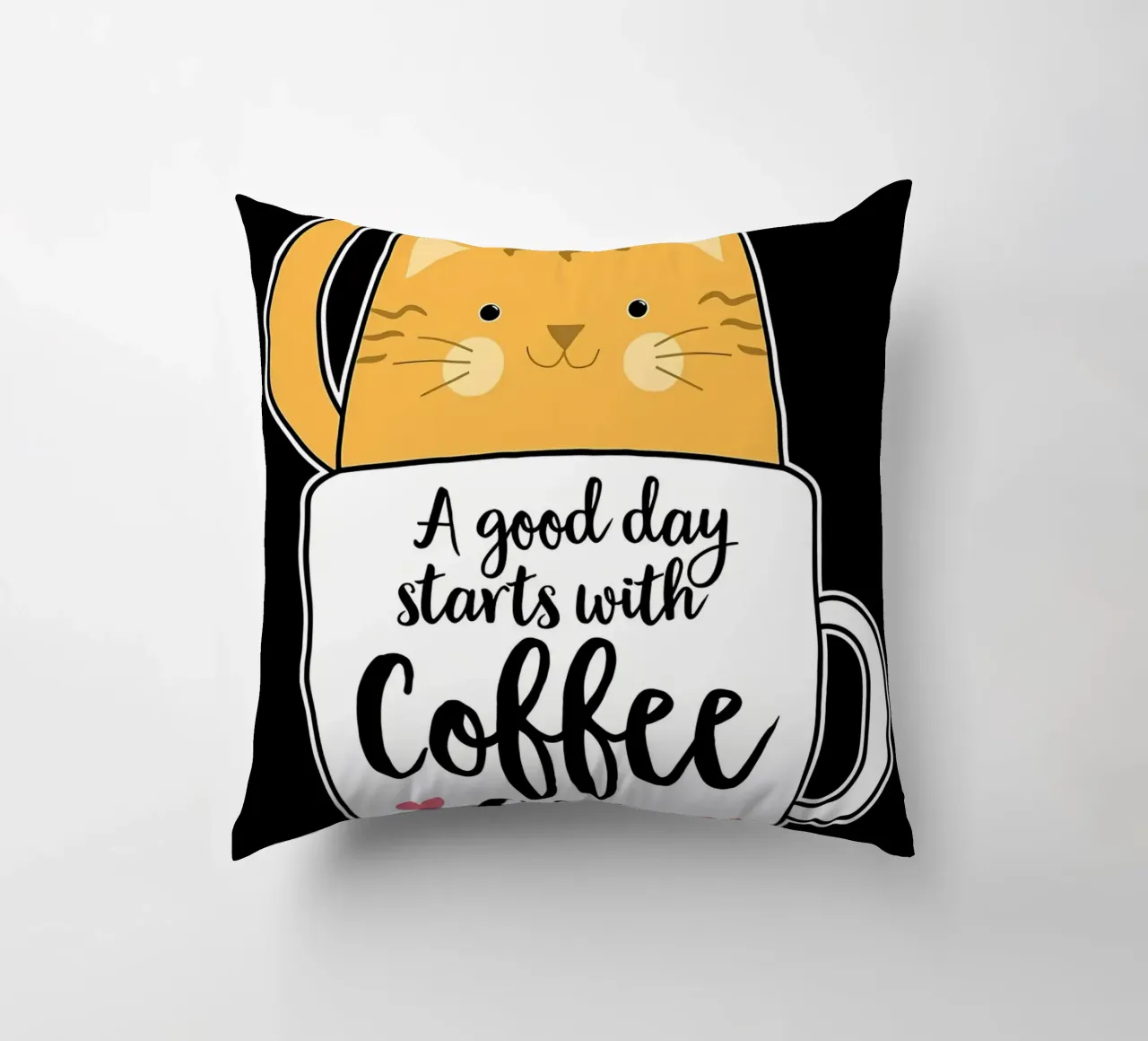 Divertente tazza da caffè per gatti cuscino da Delaplane