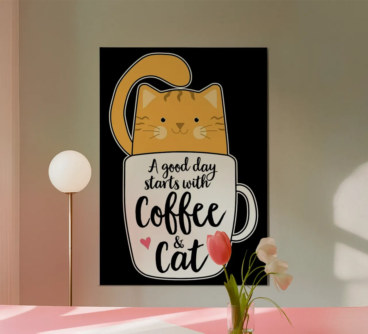 Divertente tazza da caffè per gatti carta hahnemühle da Delaplane