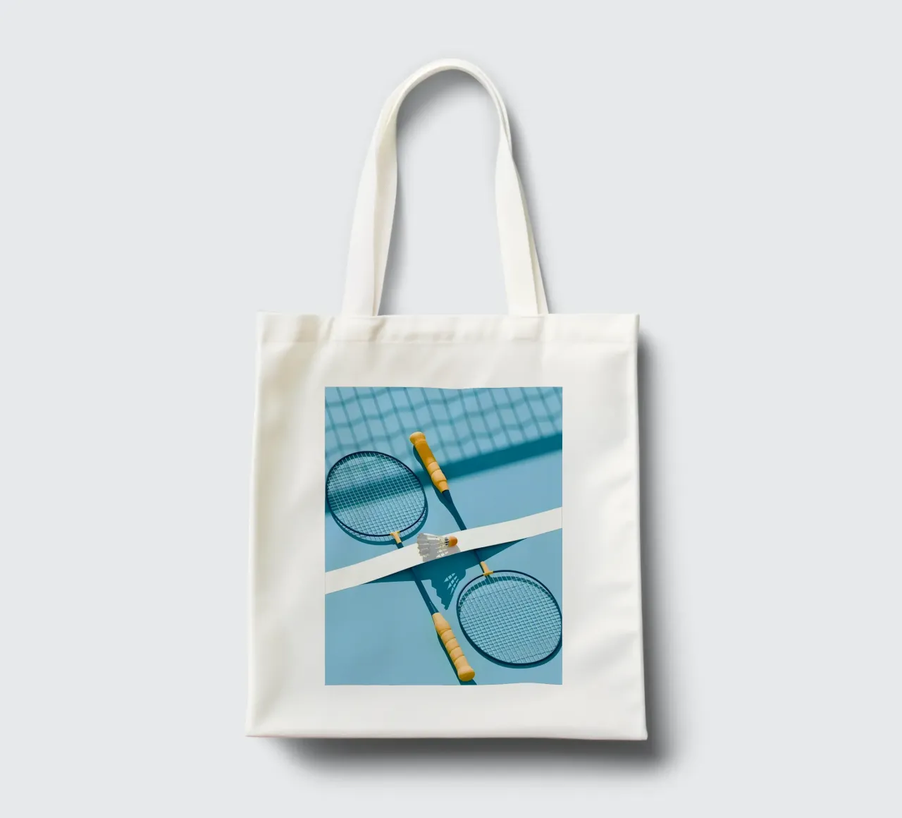 Flaming Badminton Shuttlecock tote bag by allison