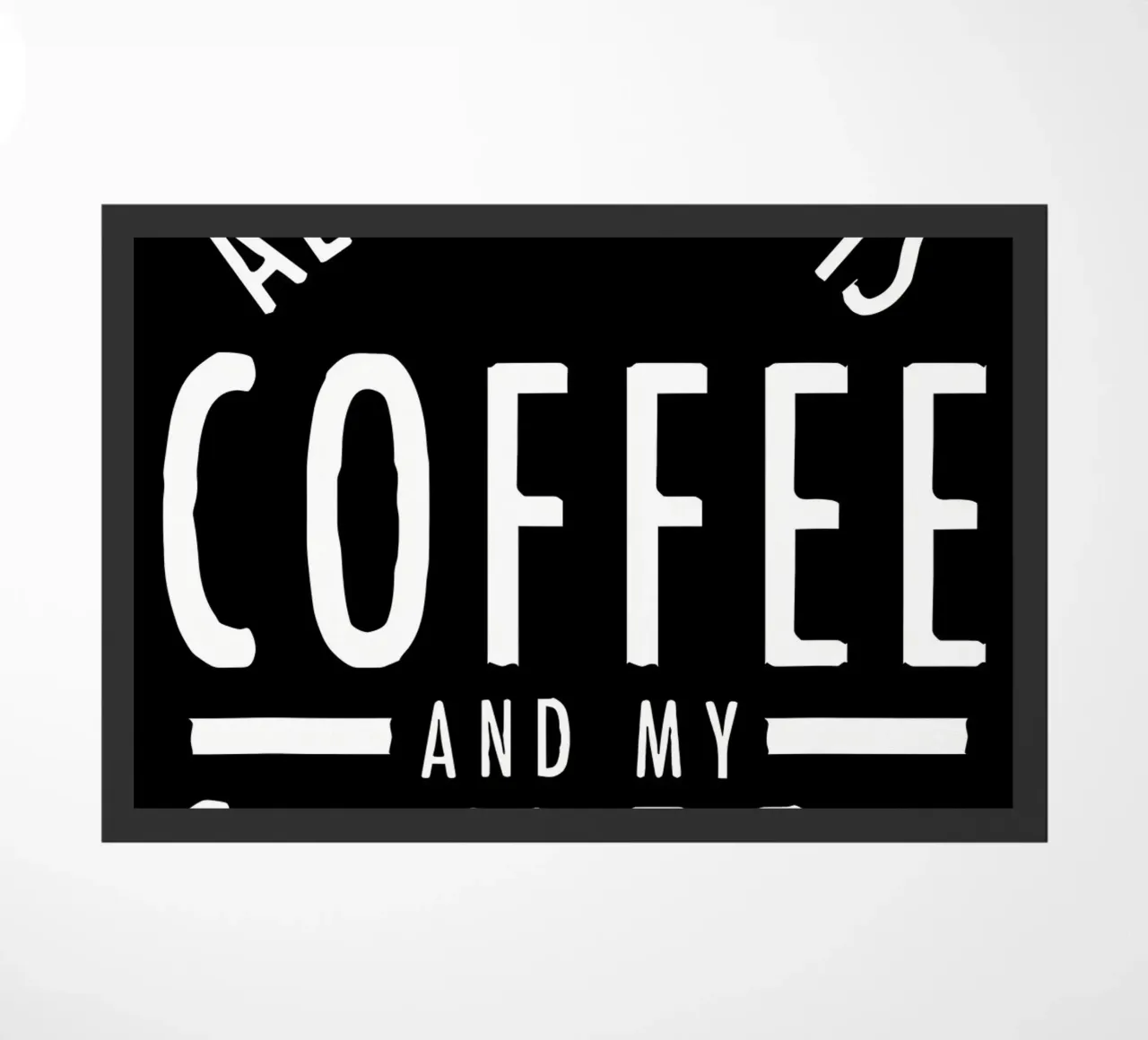 Ho bisogno di caffè e della mia macchina fotografica zerbino da Delaplane
