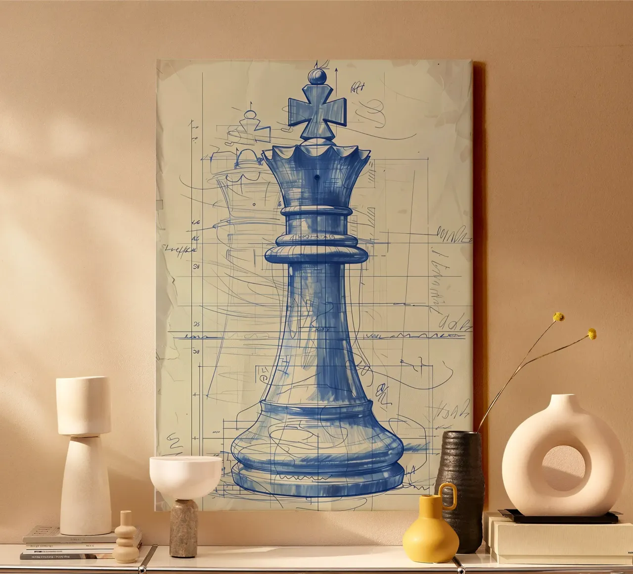 Game chess canvas by Stylianos