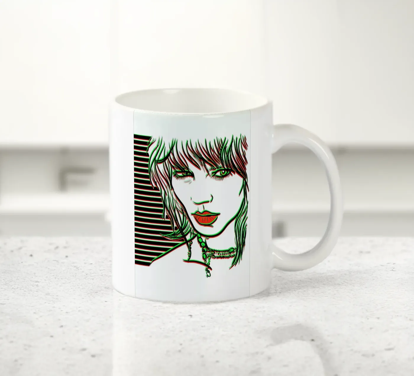 Freja ceramic mug by Chobopop