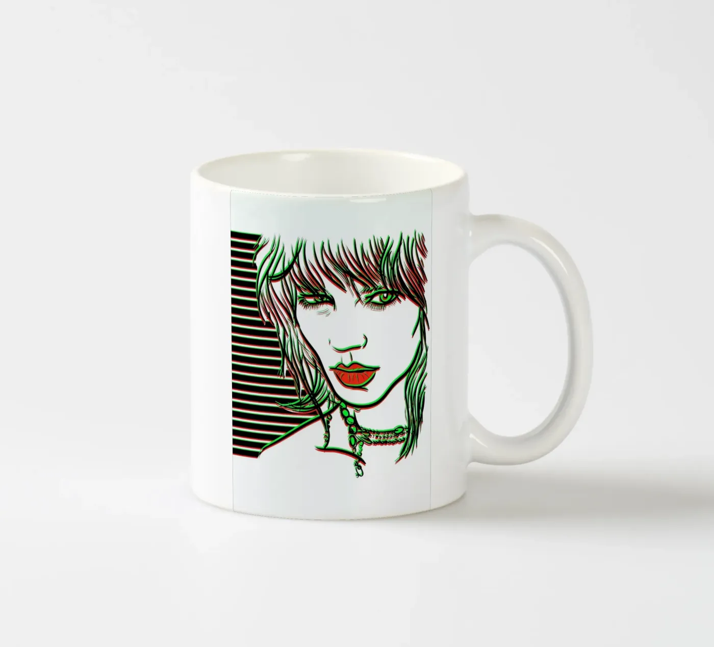 Freja ceramic mug by Chobopop
