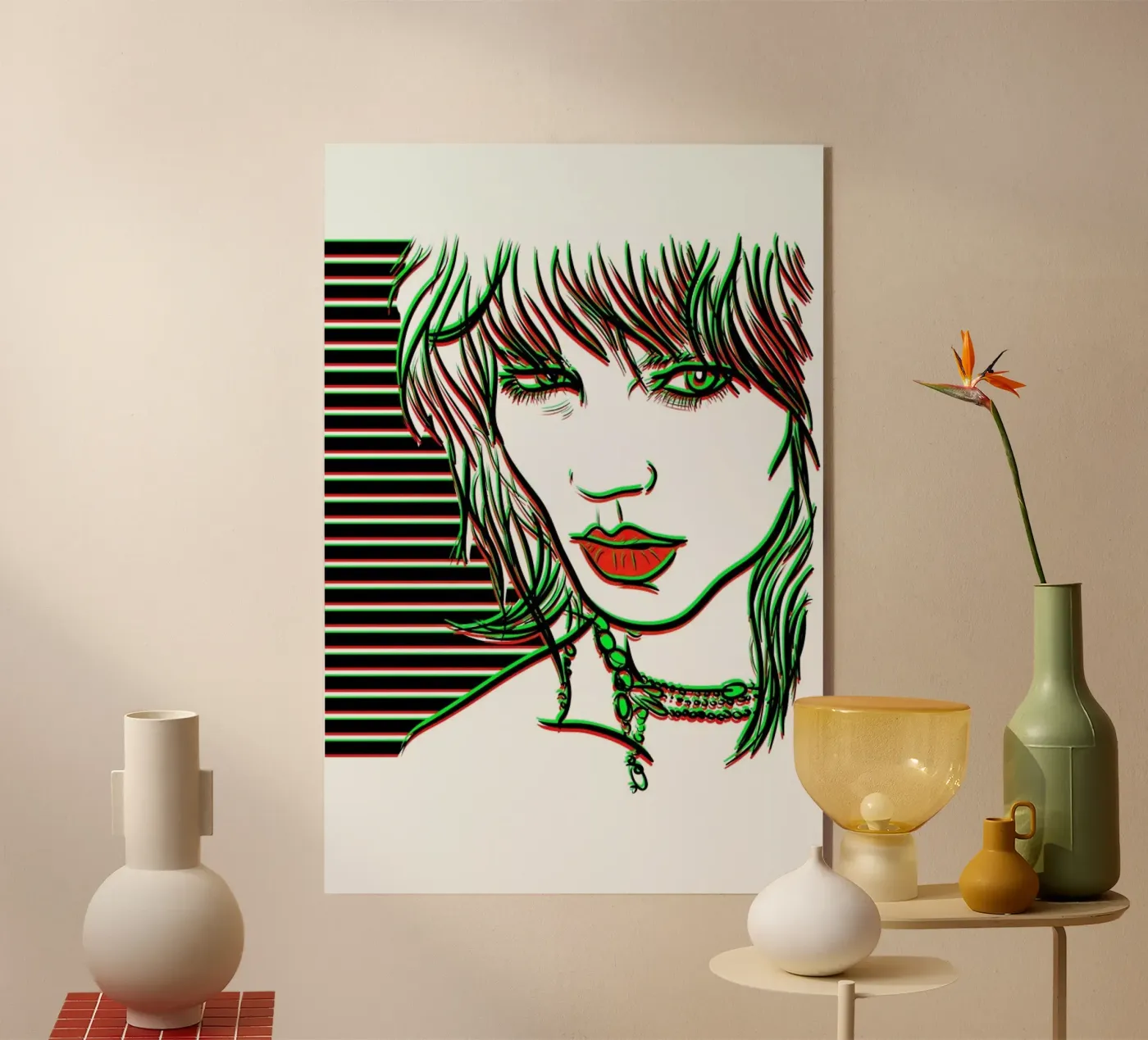 Freja acryl van Chobopop