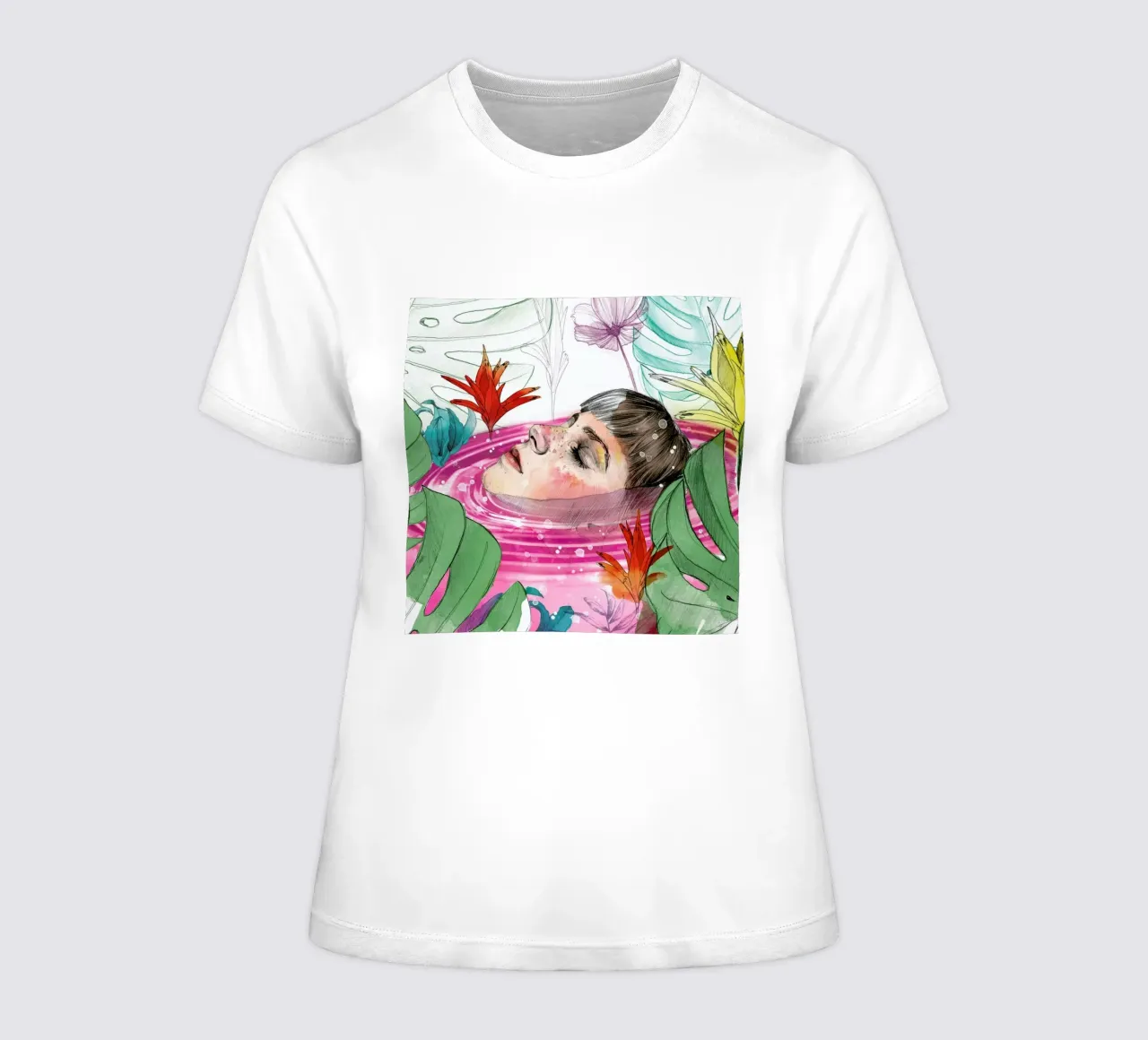Ophelia Frauen T-Shirt von Ina Stanimirova