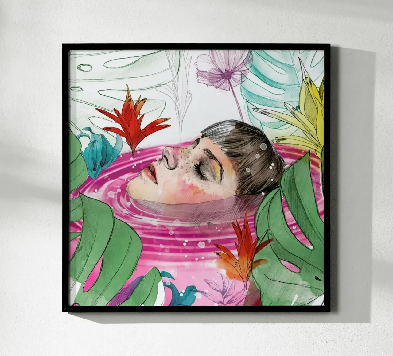 Ophelia Poster von Ina Stanimirova