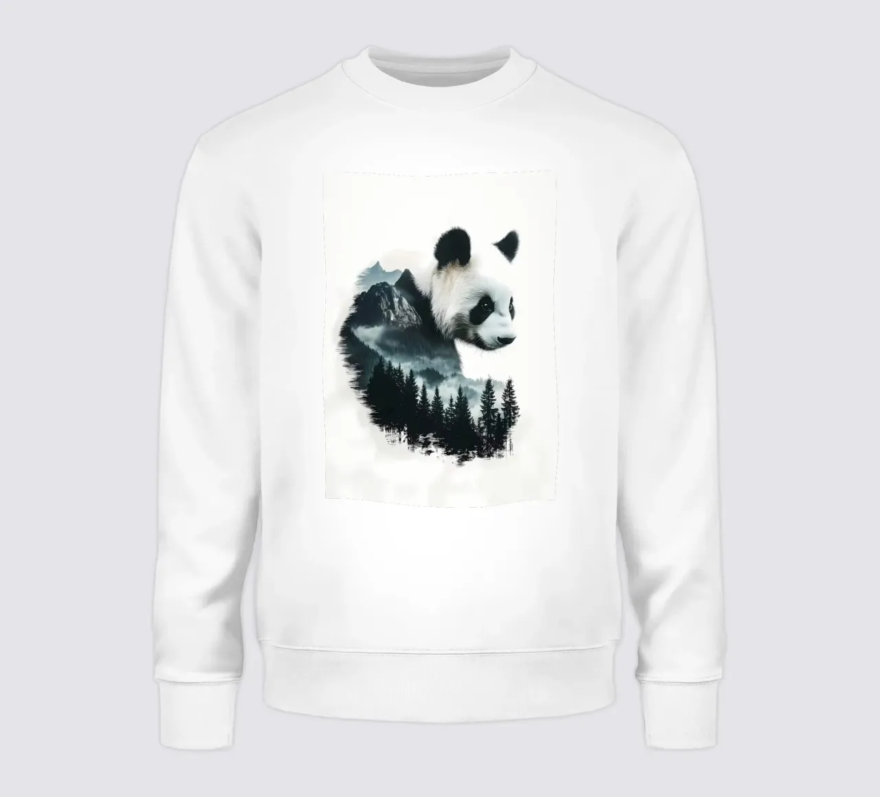 Sogno della montagna dei panda felpa da Ginnery