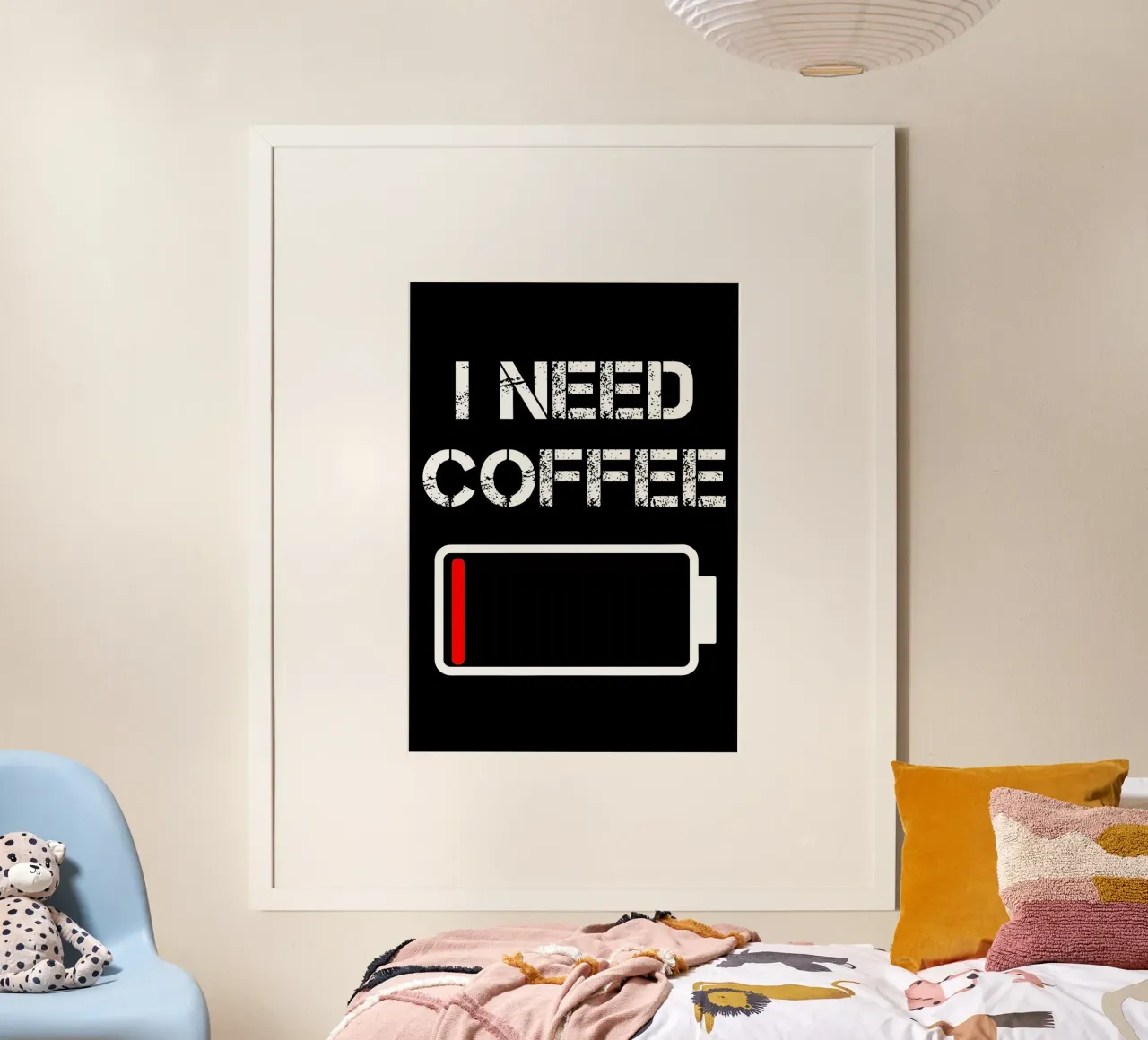 Ho bisogno di caffè Caffè divertente carta hahnemühle da Delaplane