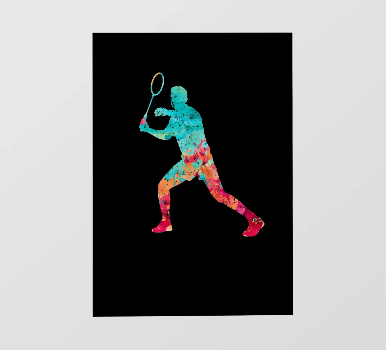 Giocatore di squash badminton sp telo in pvc da allison