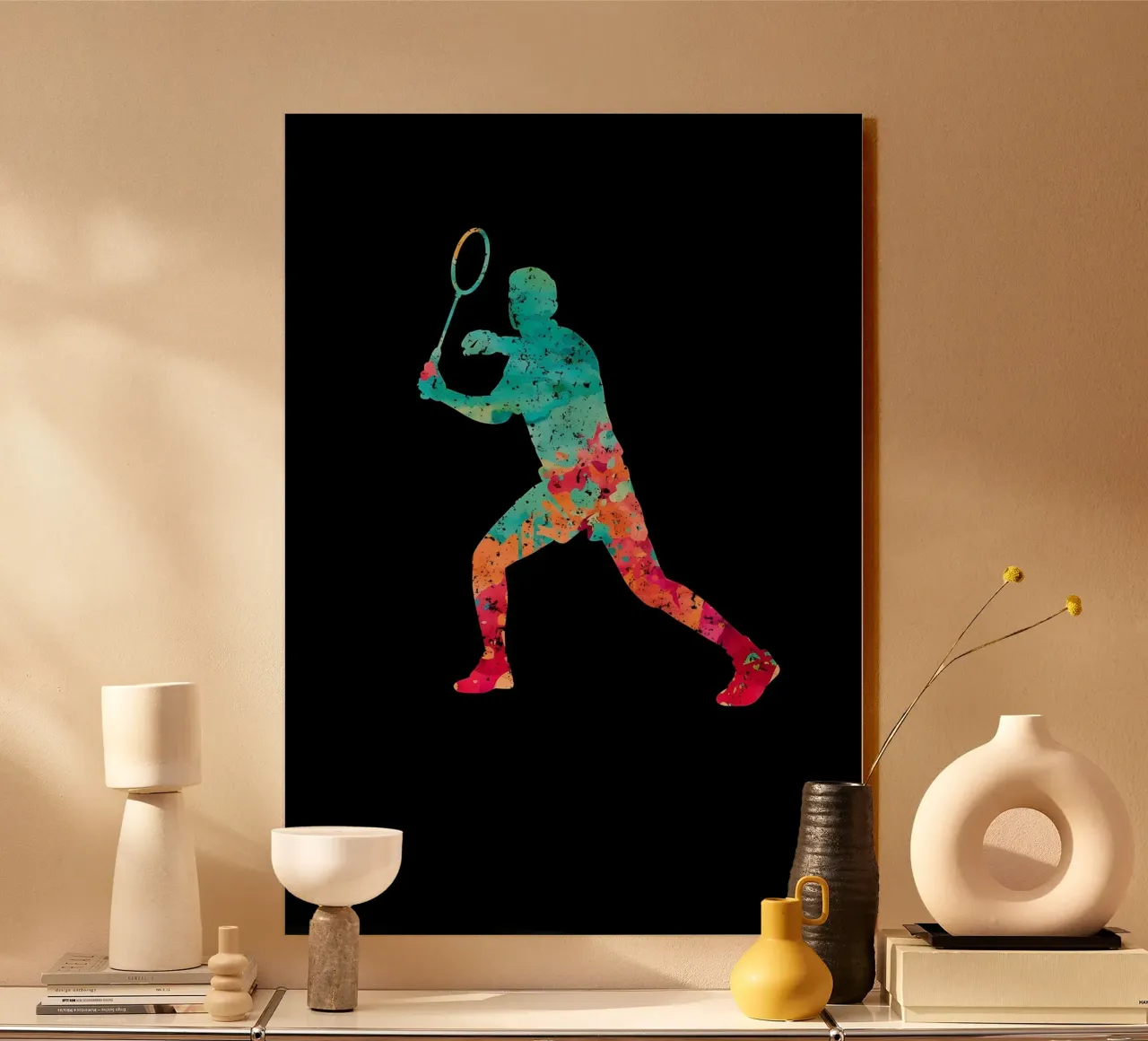 Giocatore di squash badminton sp plexiglass da allison