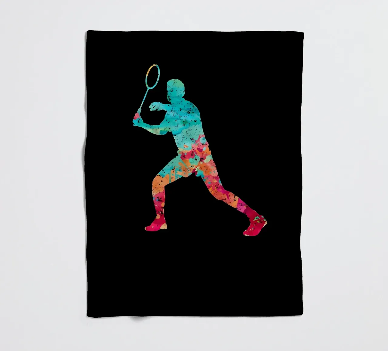 Giocatore di squash badminton sp coperta in pile da allison