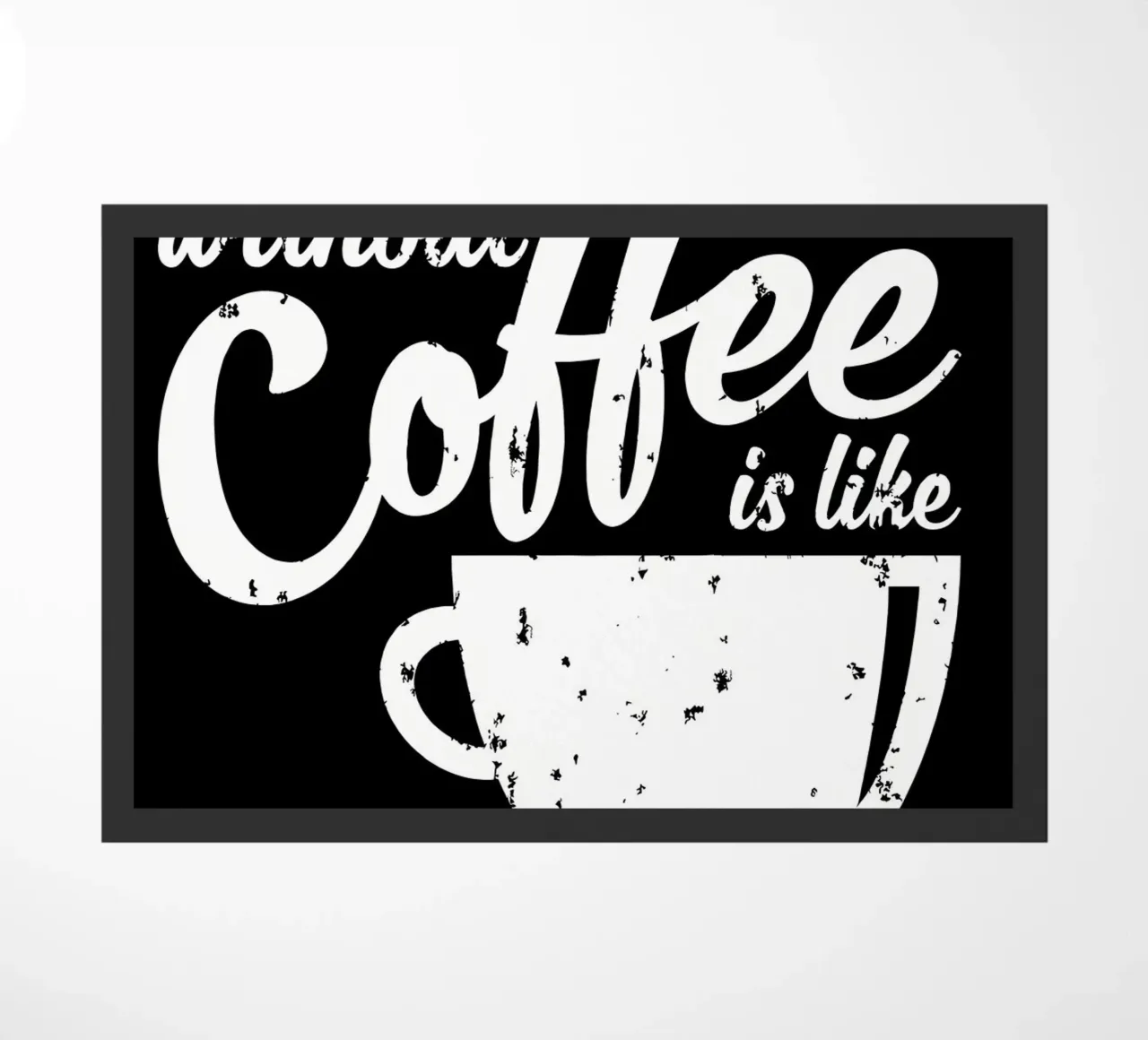 Un giorno divertente senza caffè zerbino da Delaplane