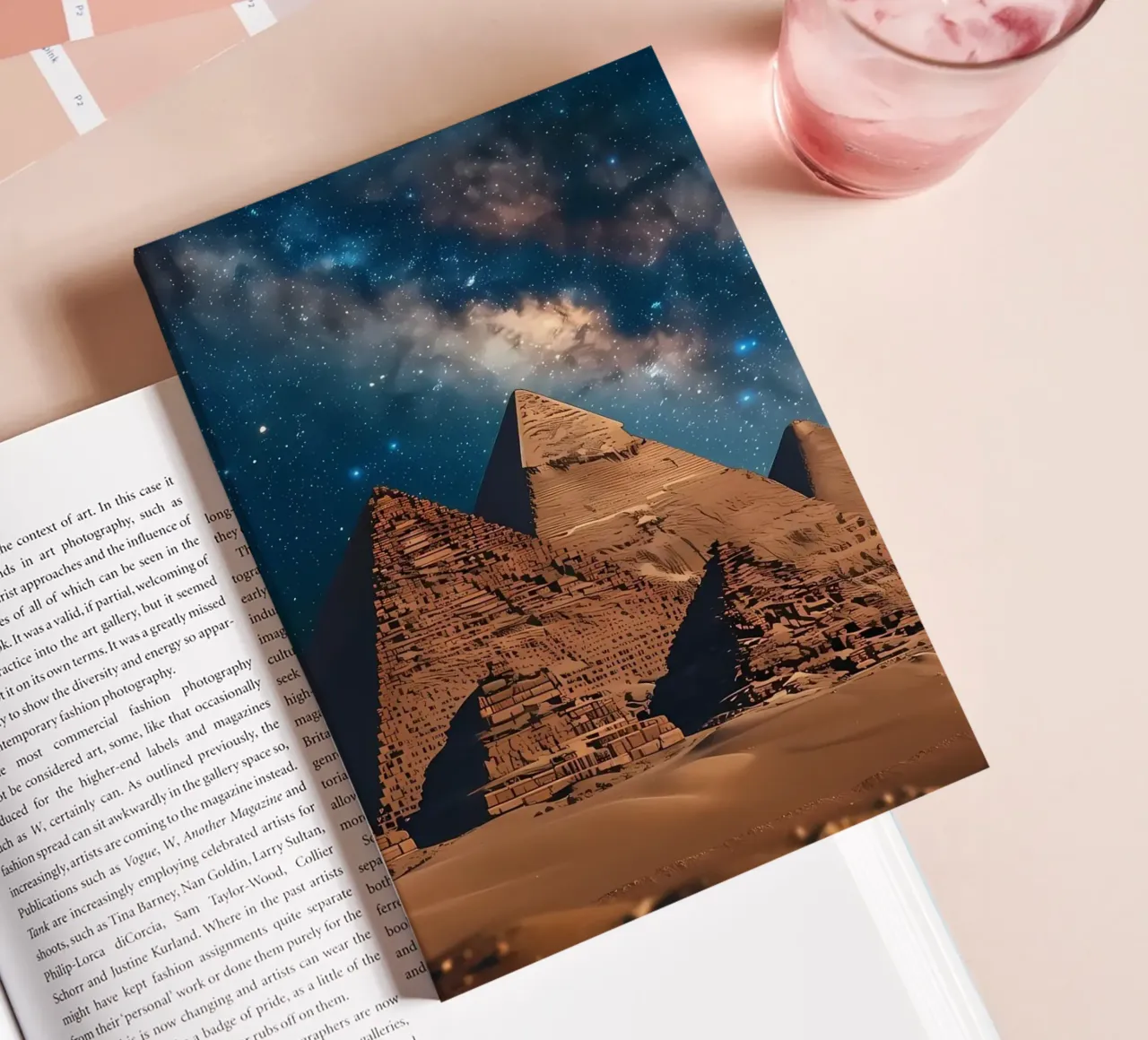 Nuit des pyramides égyptiennes carnet de notes de Mikesell