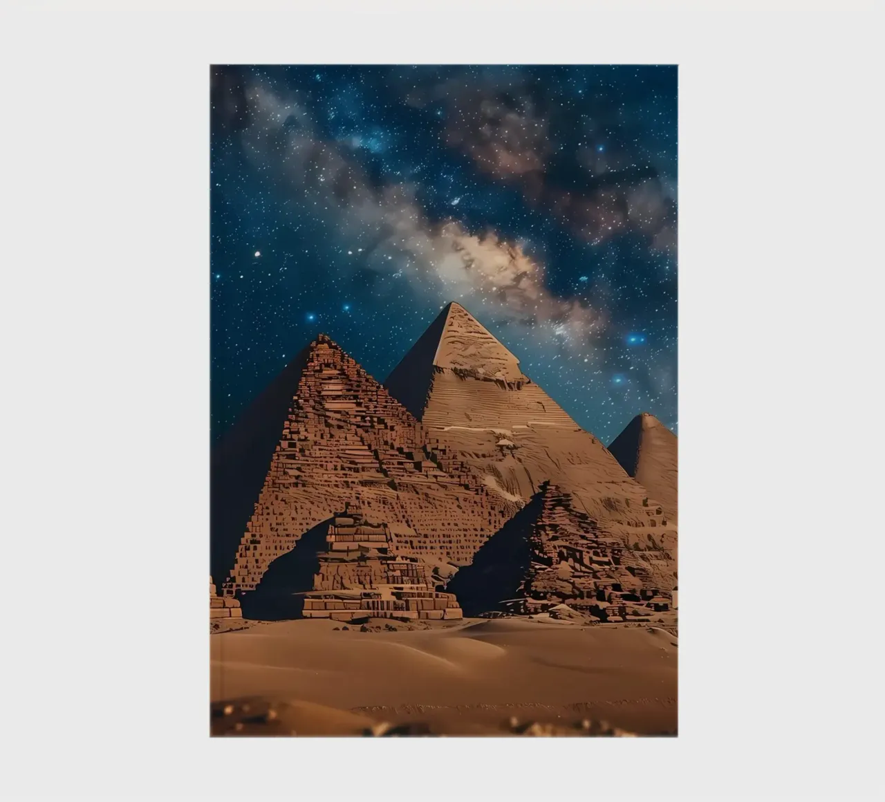 Nuit des pyramides égyptiennes carnet de notes de Mikesell