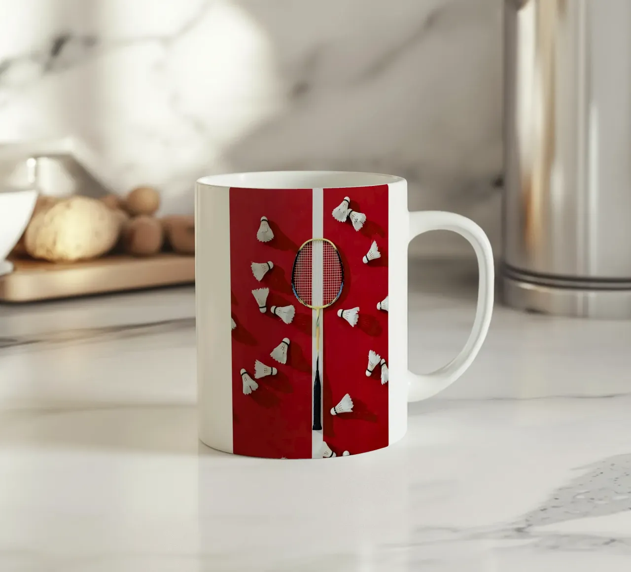 Badminton tazza in ceramica da allison