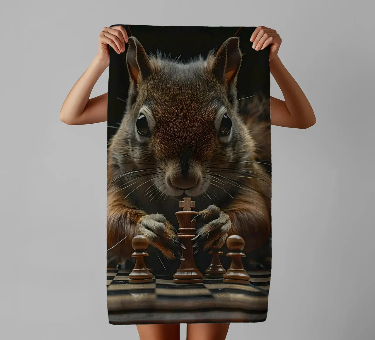 Italian Game Chess towel by Stylianos