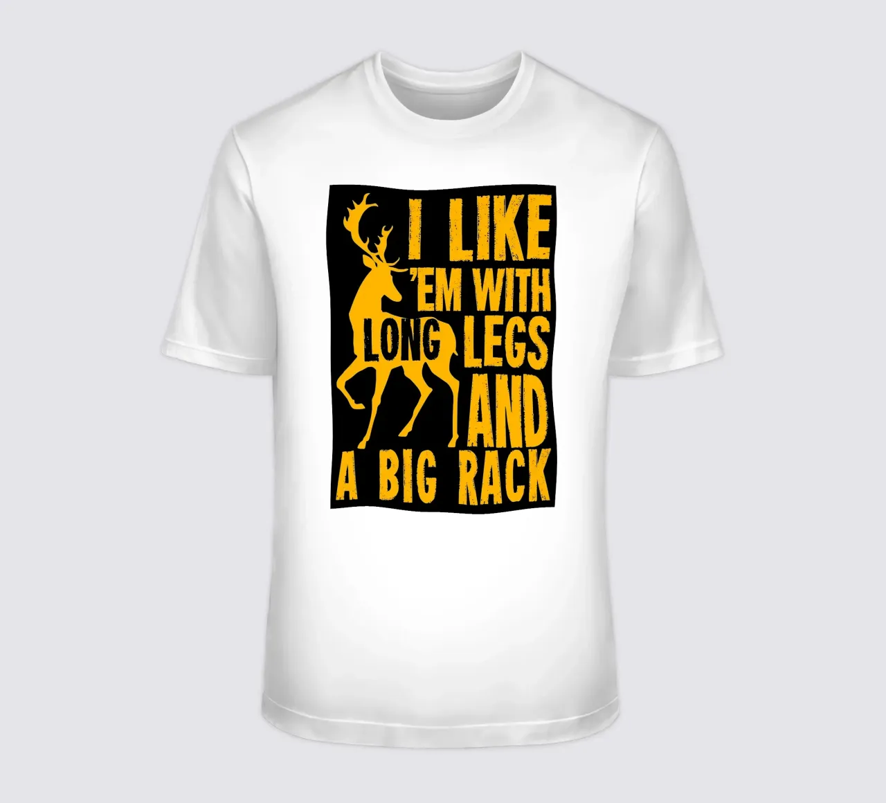 Witziges Hirschjagd-Zitat T-Shirt von Delaplane