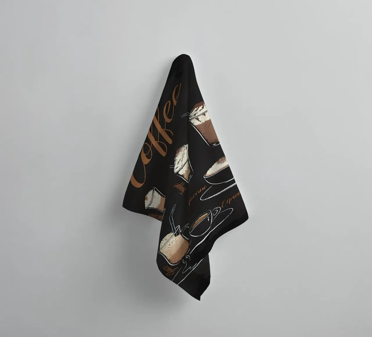 Guide du café Mime amusant serviette de bain de Eames