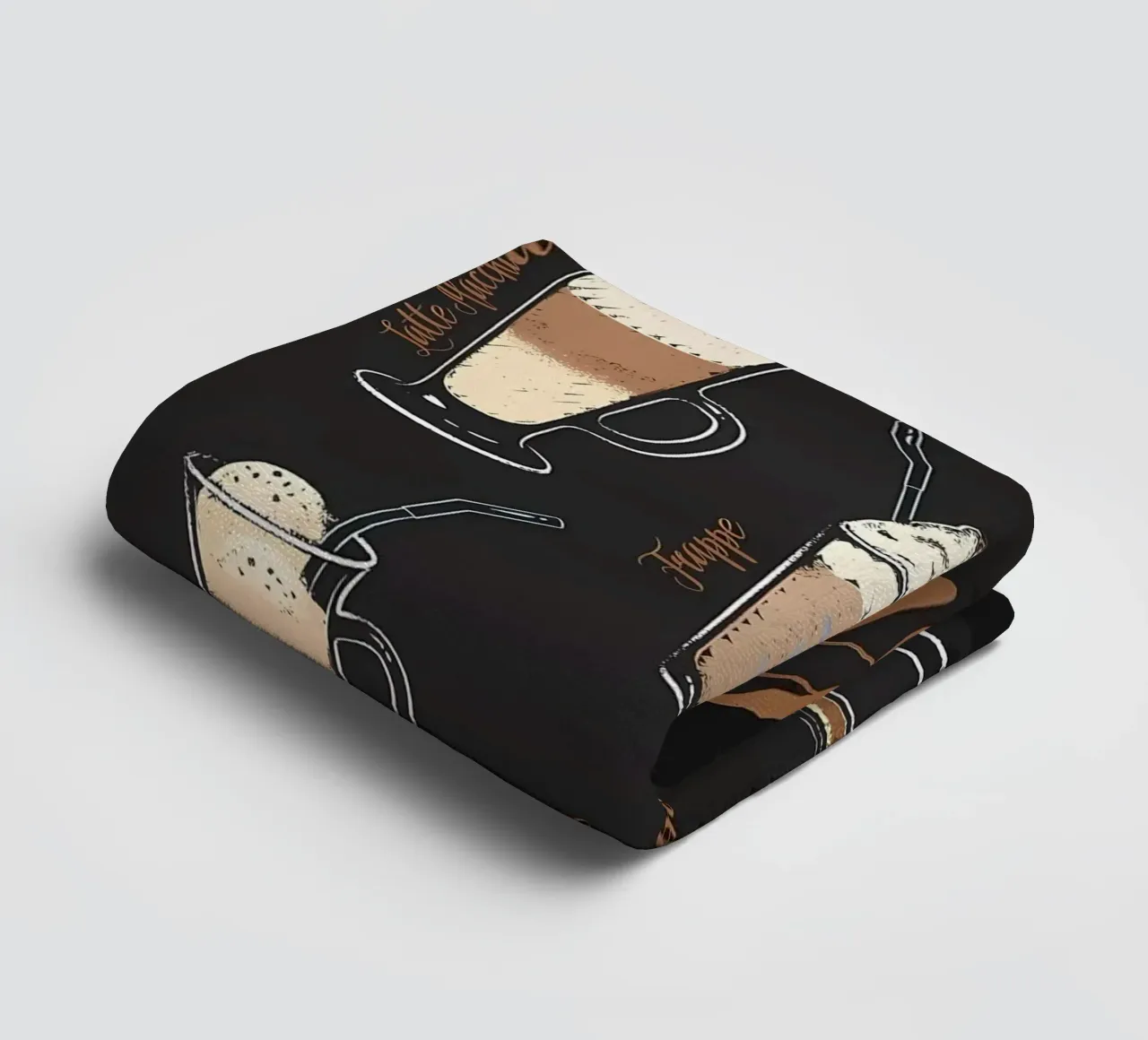 Guide du café Mime amusant serviette de bain de Eames