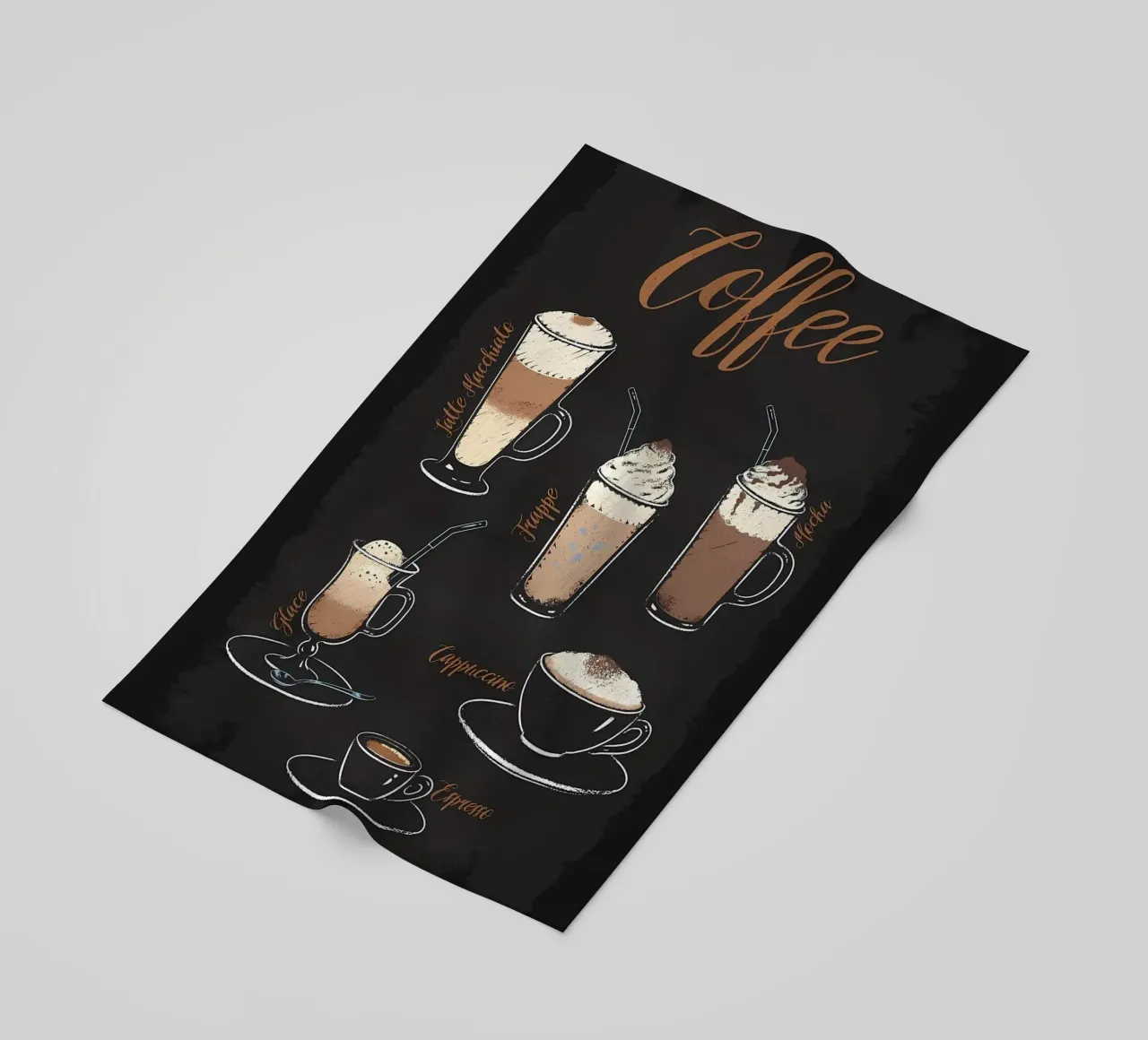 Coffee Guide Funny Meme beach towel by Eames