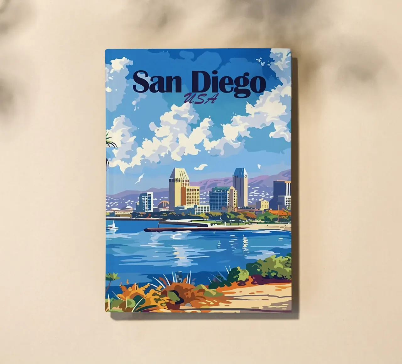 Stadsgezicht San Diego notitieboek van Ginnery