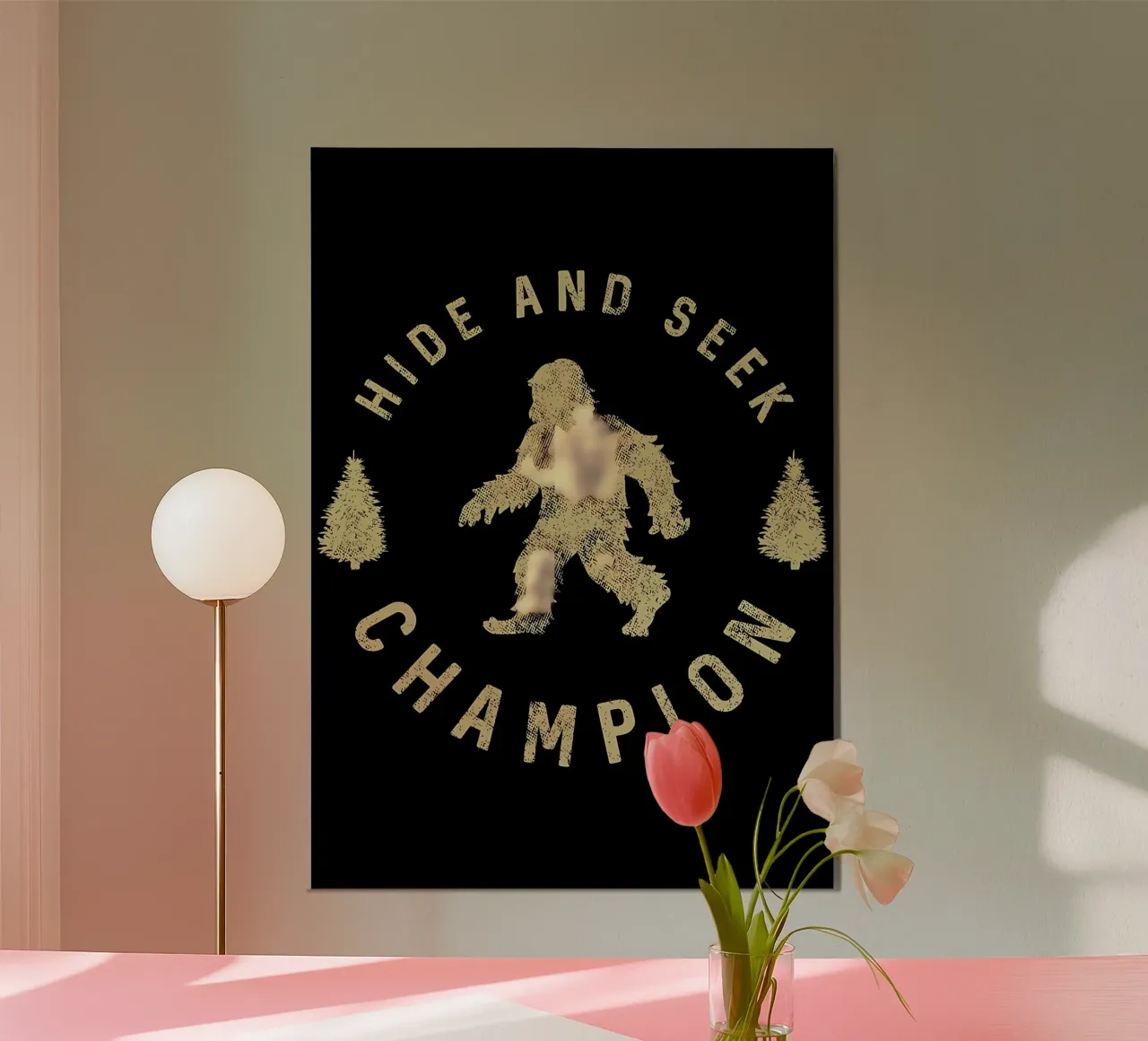 Lustig Bigfoot Sarkastisch Poster von Delaplane