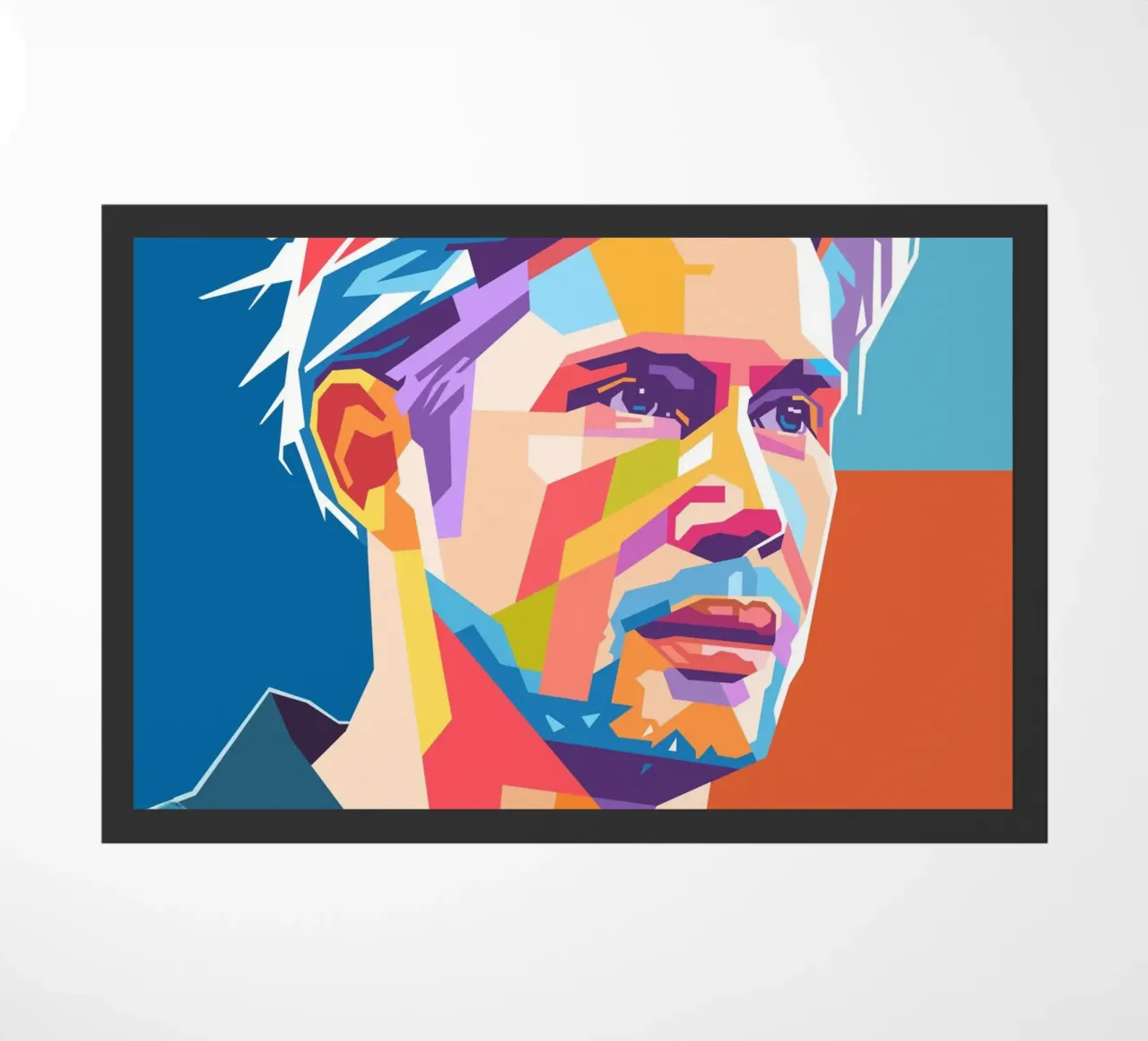 Kevin De Bruyne stile artistico WPAP zerbino da Hantamrata