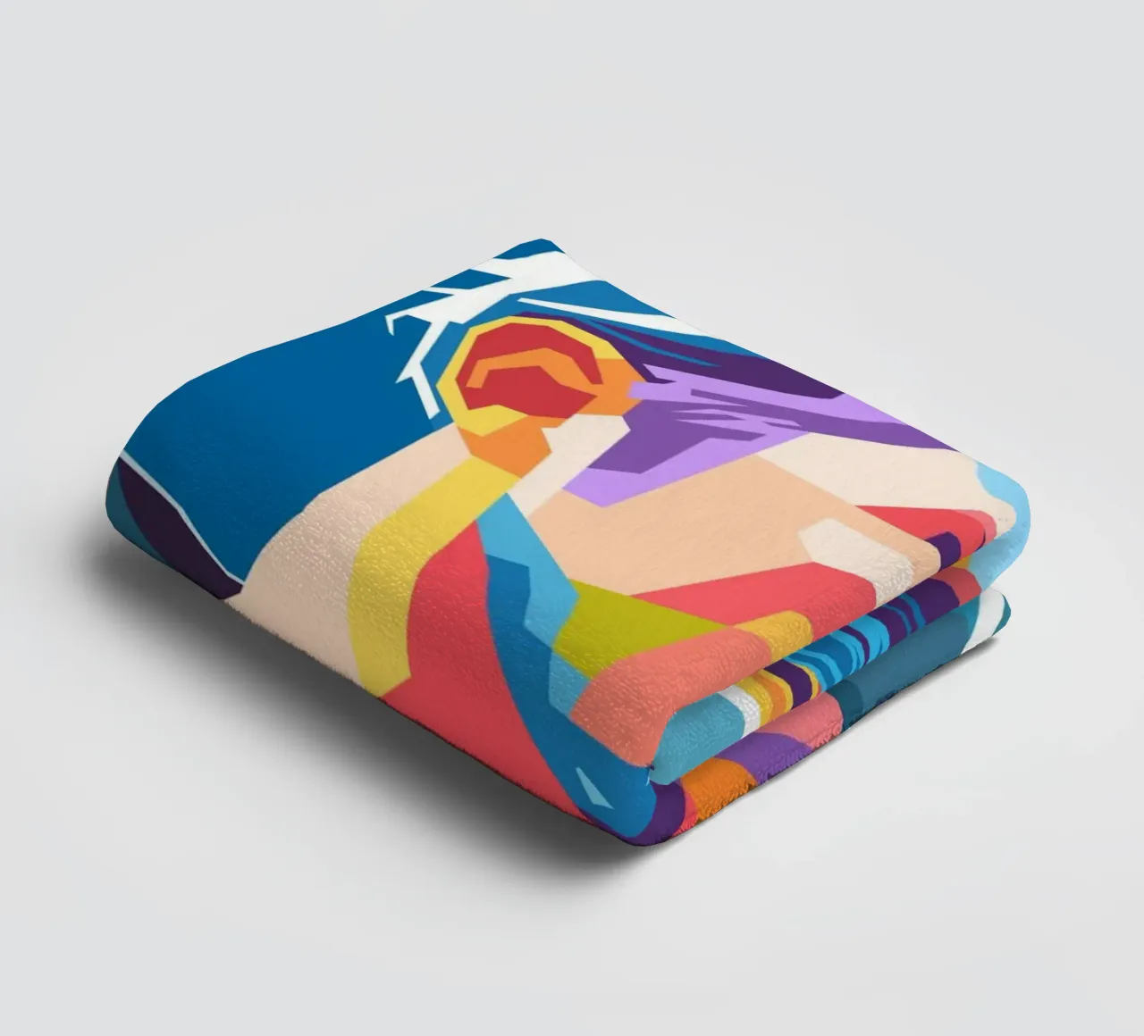 Kevin De Bruyne WPAP art style towel by Hantamrata