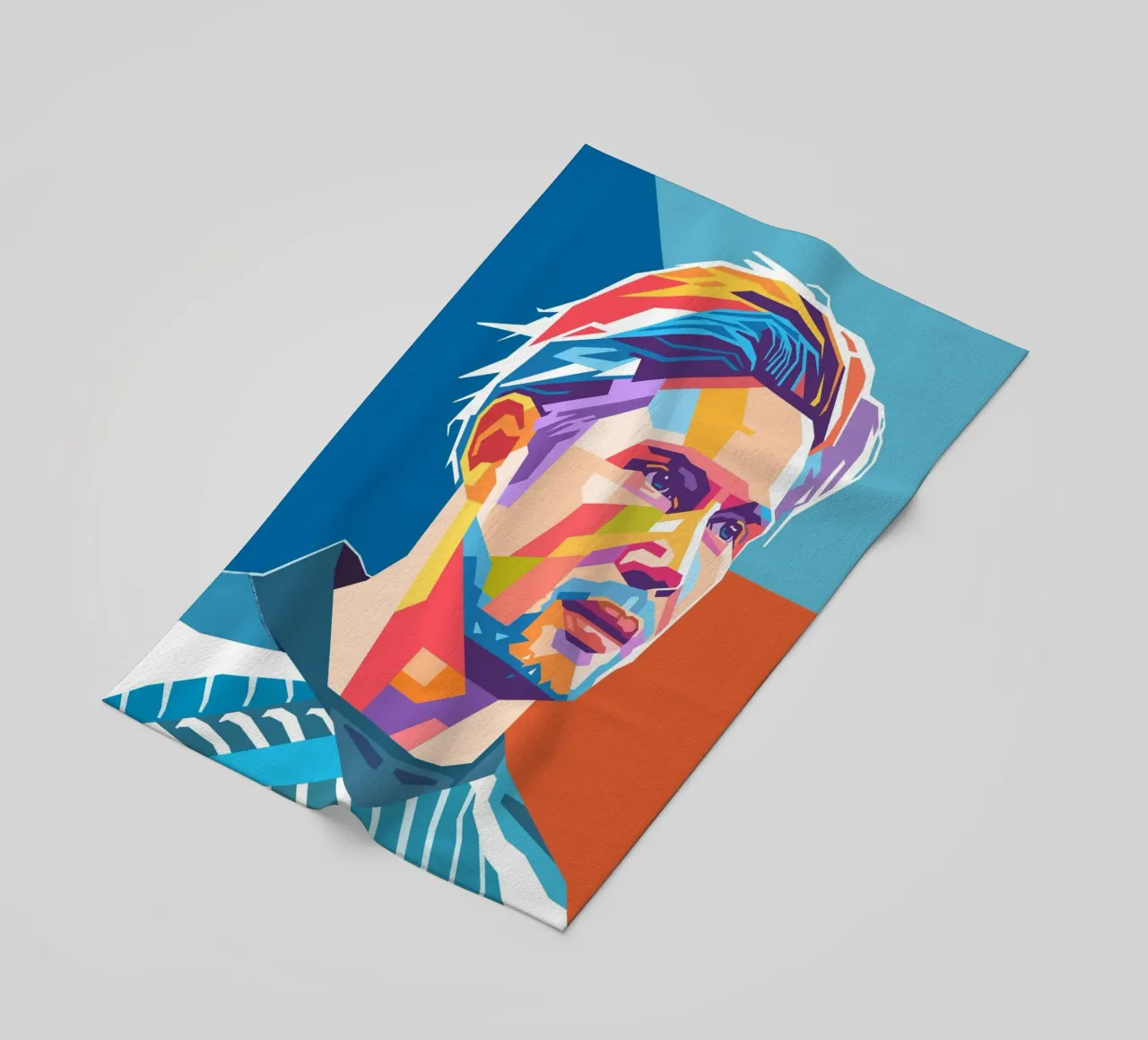 Kevin De Bruyne stile artistico WPAP telo mare da Hantamrata