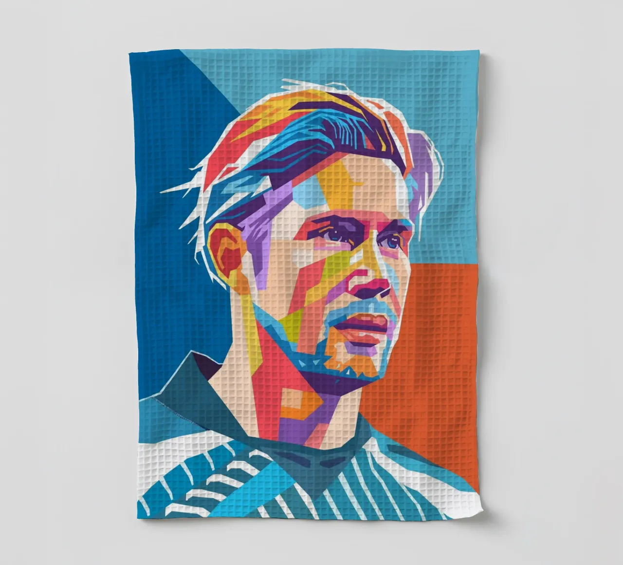 Kevin De Bruyne WPAP art style torchon de Hantamrata
