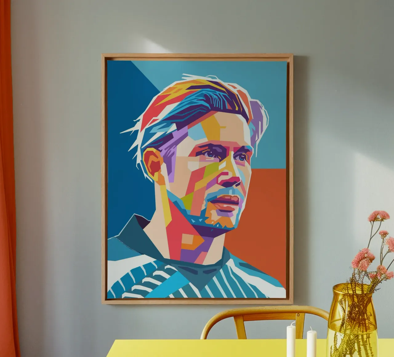 Kevin De Bruyne WPAP art style canvas by Hantamrata