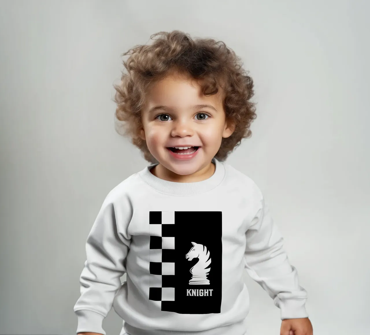 Ajedrez sudadera de bebé de Stylianos