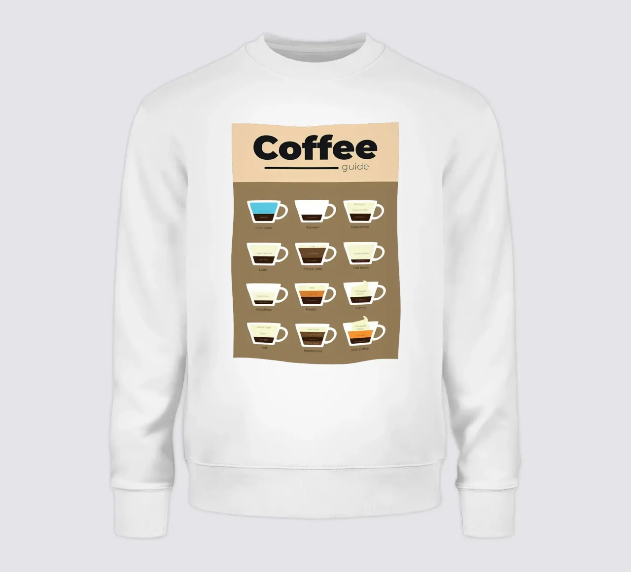 guida al caffè in ml felpa da Eames