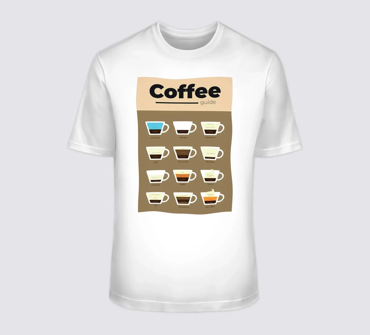 guía de café en ml camiseta de Eames