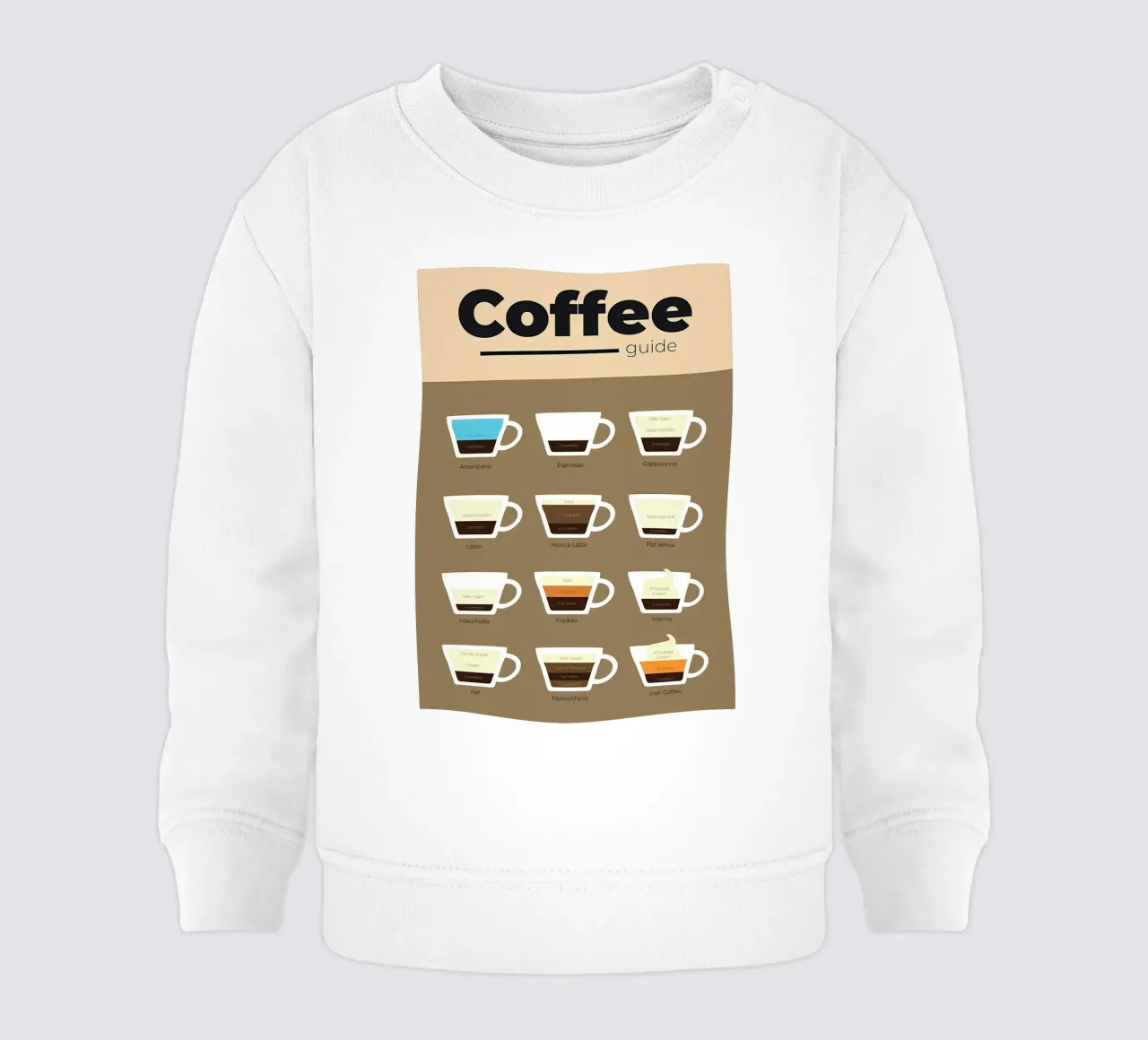 Kaffeeführer in ml Baby Sweatshirt von Eames