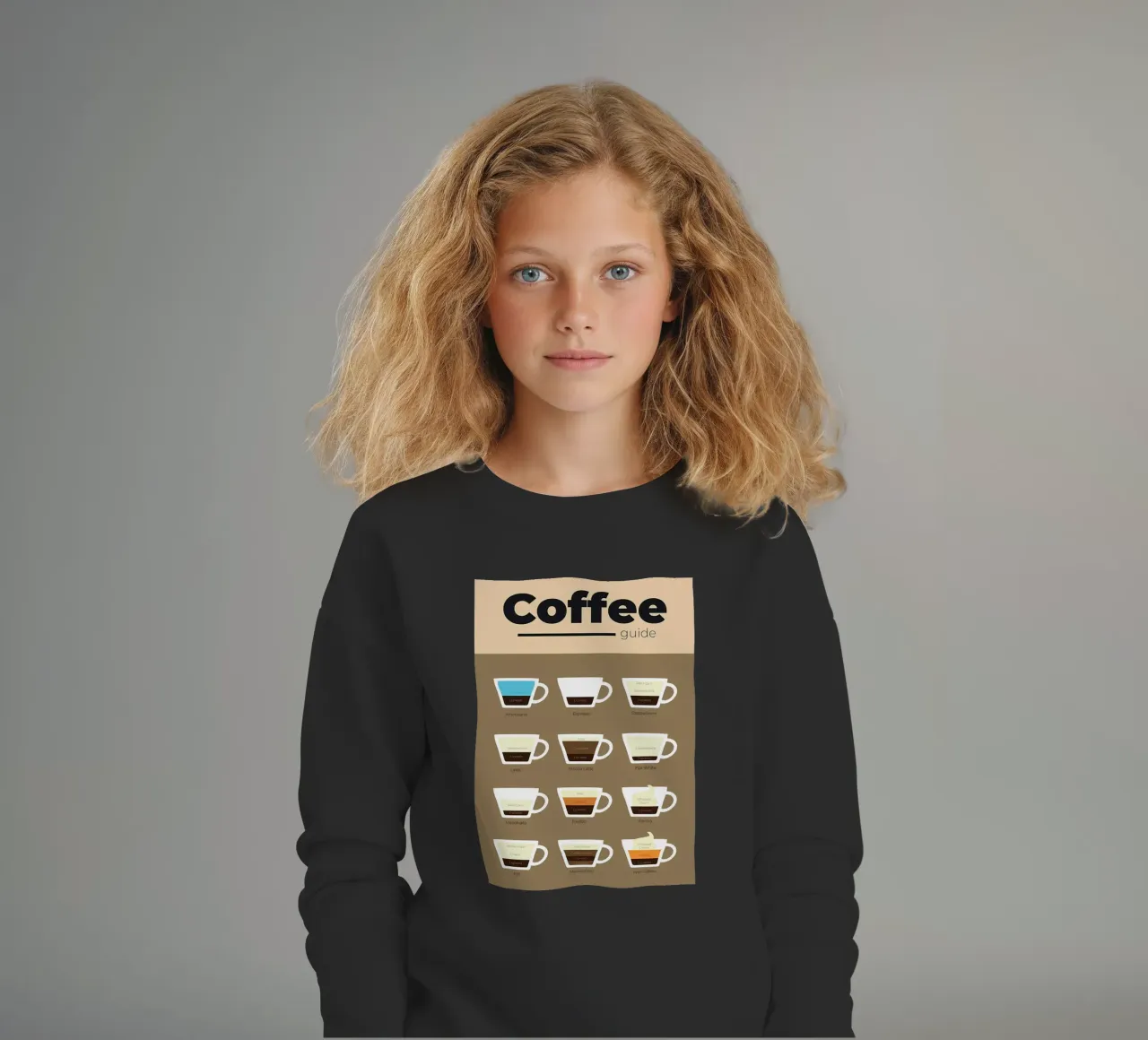 guida al caffè in ml felpa bambino da Eames