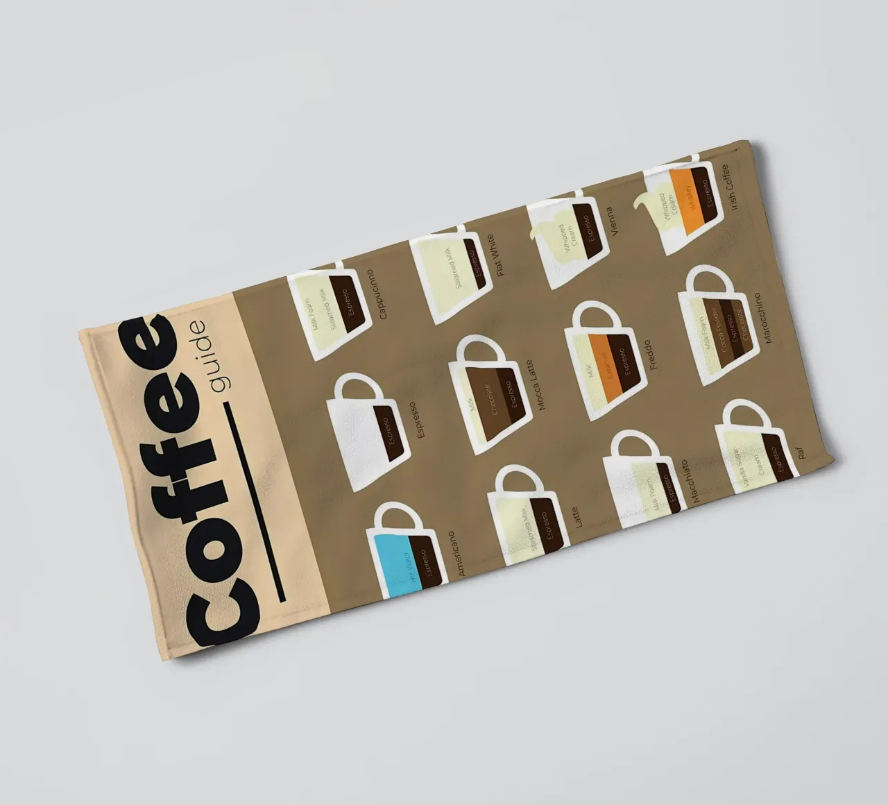 Kaffeeführer in ml Handtuch von Eames