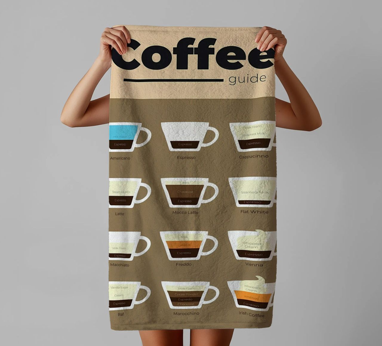 Kaffeeführer in ml Handtuch von Eames