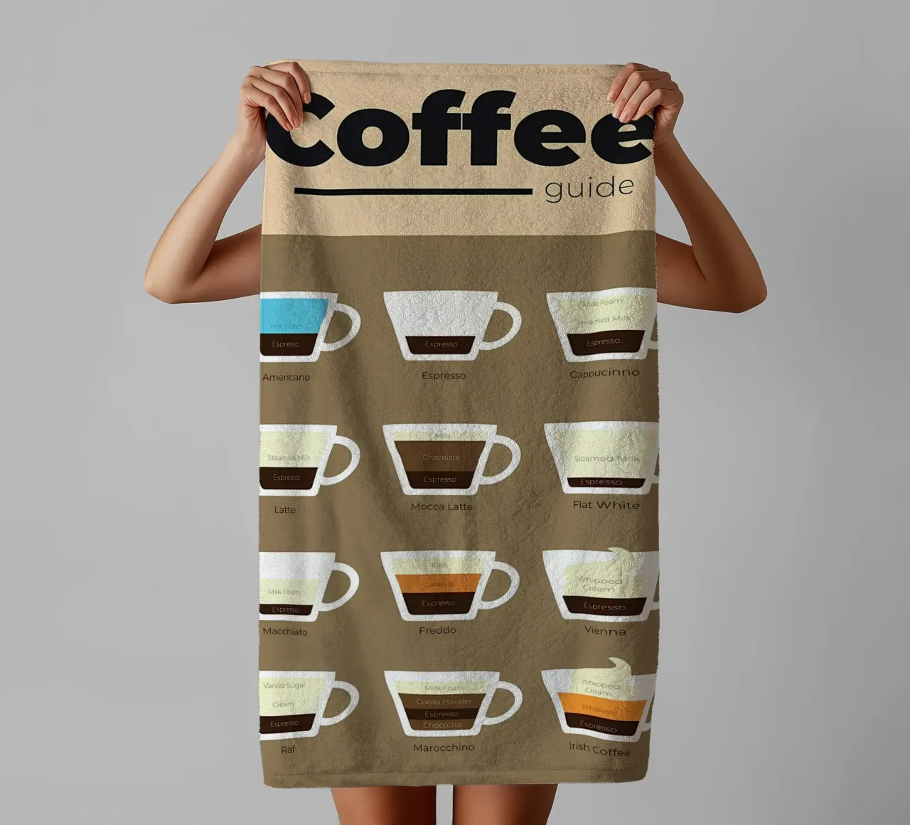 Kaffeeführer in ml Handtuch von Eames